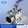 high quality 3pc sanitary ball valve